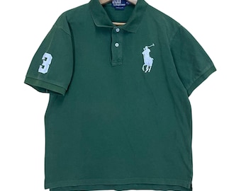 Vintage 90s Polo Ralph Lauren Big Pony Collar Shirts Polo Ralph