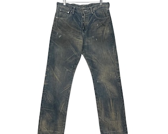 Vintage Swagger Jeans: Distressed Japanese Denim - Etsy