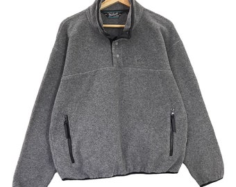 Vintage 90s Woolrich Fleece Zipper Jacket M Size Grey Colour - Etsy