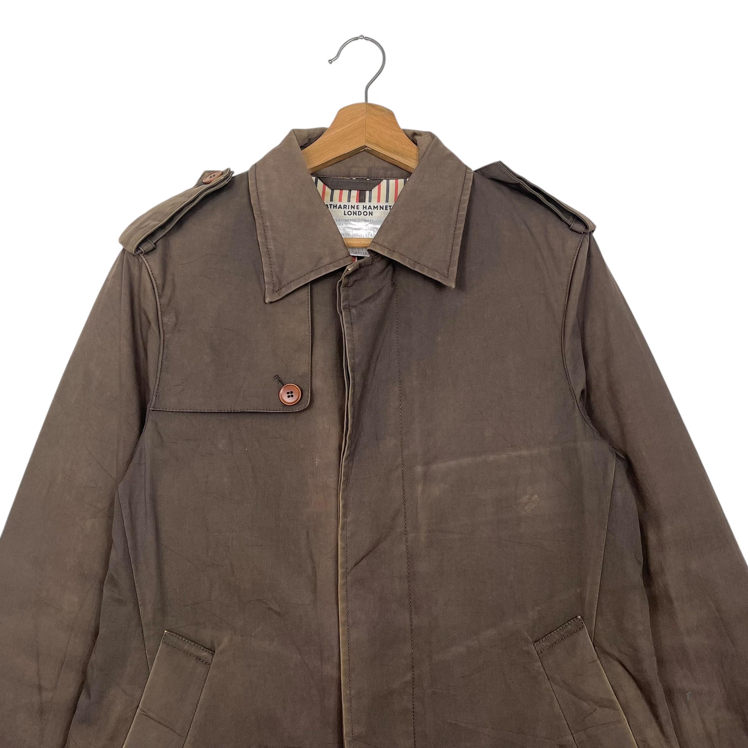 ジャケット・アウター 90s KATHARINE HAMNET LONDON Long Coat Vintage 90s Katharine Hamnett London Long Coat Jacket Katharine