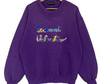 WÄHLEN!! Vintage 90er Gianni Valentino Crewneck Sweatshirt Gianni Valentino Pullover Gianni Valentino Big Logo Sweatshirt Größe M