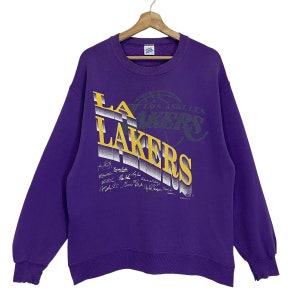 Pick!! Vintage 90s NBA Los Angeles Lakers Made in Usa Crewneck Sweatshirt Vintage Los Angeles Lakers Basketball Crewneck Sweatshirt Size M