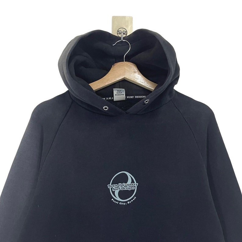PICK!! Vintage TnC Hawaii Pearl City Surf Big Logo Pullover Hoodies TnC Sweater TnC Big Logo Spellout Crewneck Hoodie Size M bild 6
