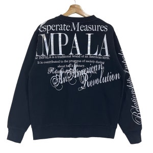Pick!! Impala Big Logo Crewneck Sweatshirt Impala Sweater Impala Spellout Pullover Sweatshirt Size M
