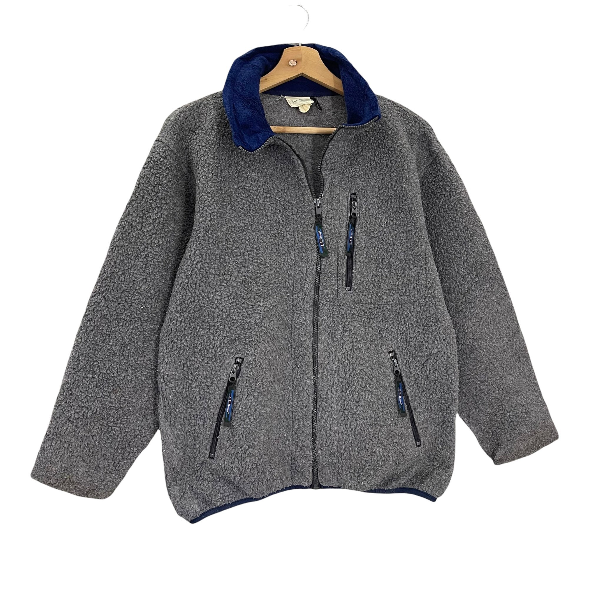 L.L.Beanウールコート 90s 00s Y2K 70s 80s Pick!! Vintage 90s LL Bean Zipper Fleece LL Bean Sweater LL Bean