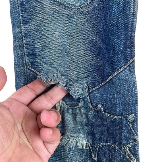 Undercover Patchwork Bootcut Denim Undercover Fad… - image 5