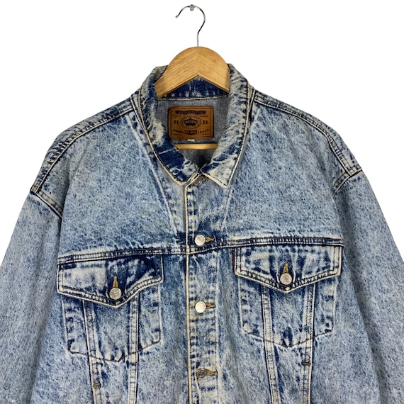 Pick!! Vintage 90s Big John Acid Wash Denim Jacket Big John Denim