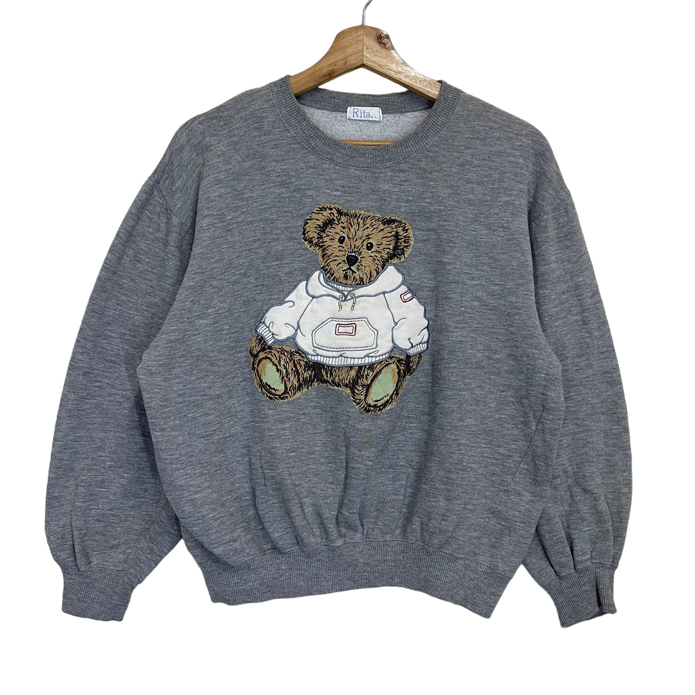 【GRAVER】24SS★ OF Big Bear Sweatshirt Big Bear Sweatshirt, Big Bear Crewneck, Big Bear Lake, Big