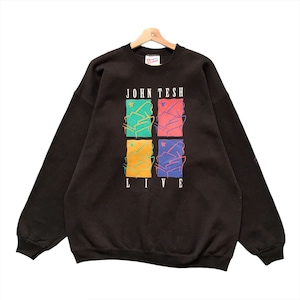 Pick!! Vintage 90s John Tesh Live Crewneck Sweatshirt John Tesh Sweater John Tesh Big Logo Crewneck Sweatshirt Size XL