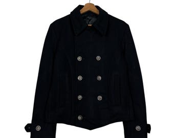 Chaqueta militar vintage de la marca japonesa Peyton Place para hombre, estilo PPFM, talla S