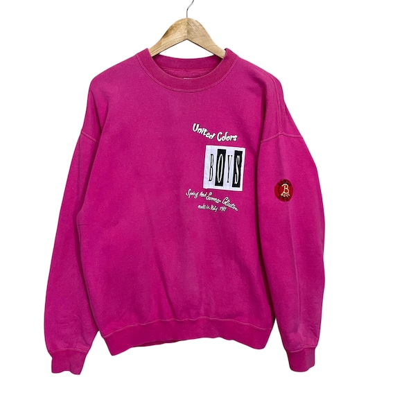 Sudadera vintage de cuello redondo de Benetton de los años 90 - Main Image