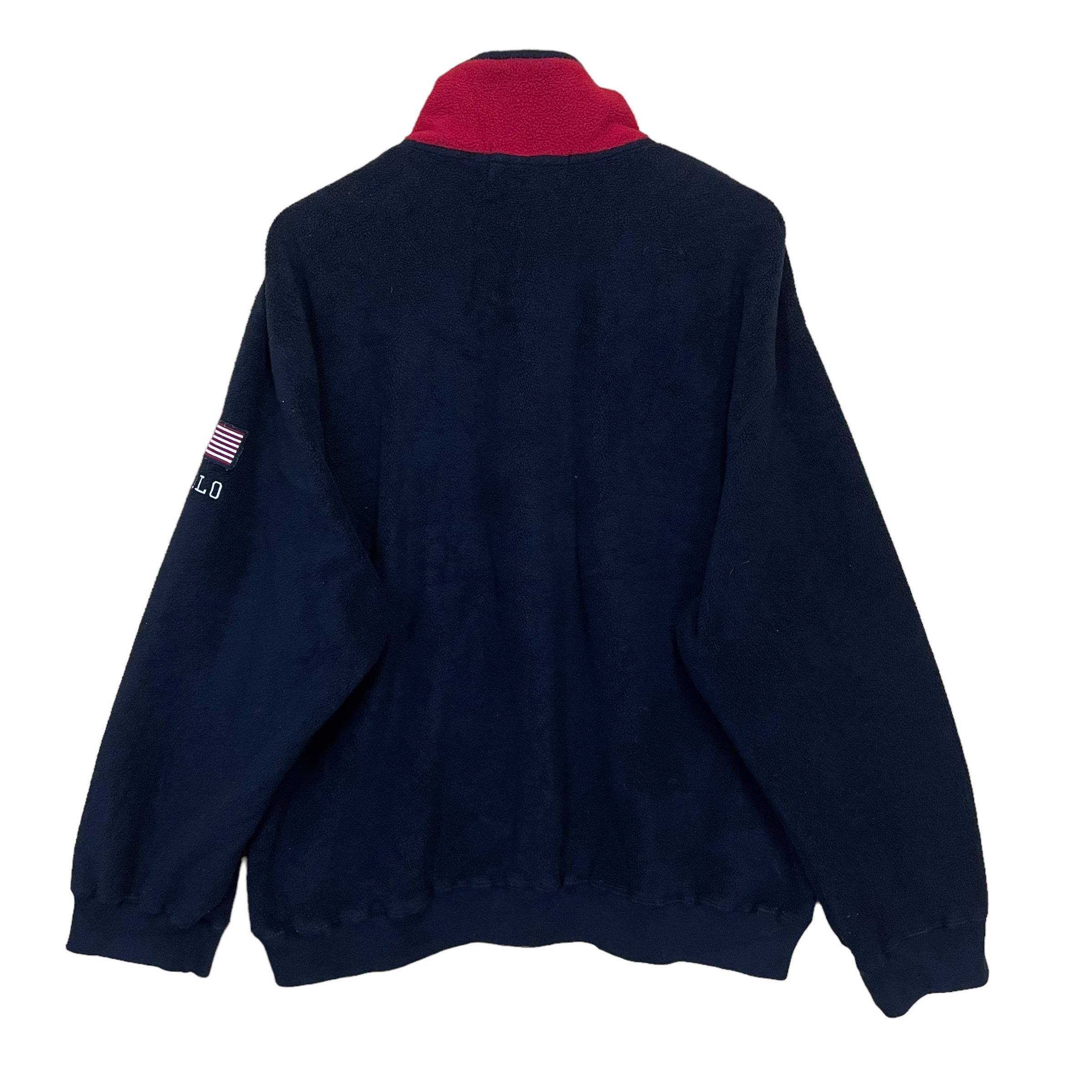 90's Polo Sport swing top halfzip fleece 【公式通販】