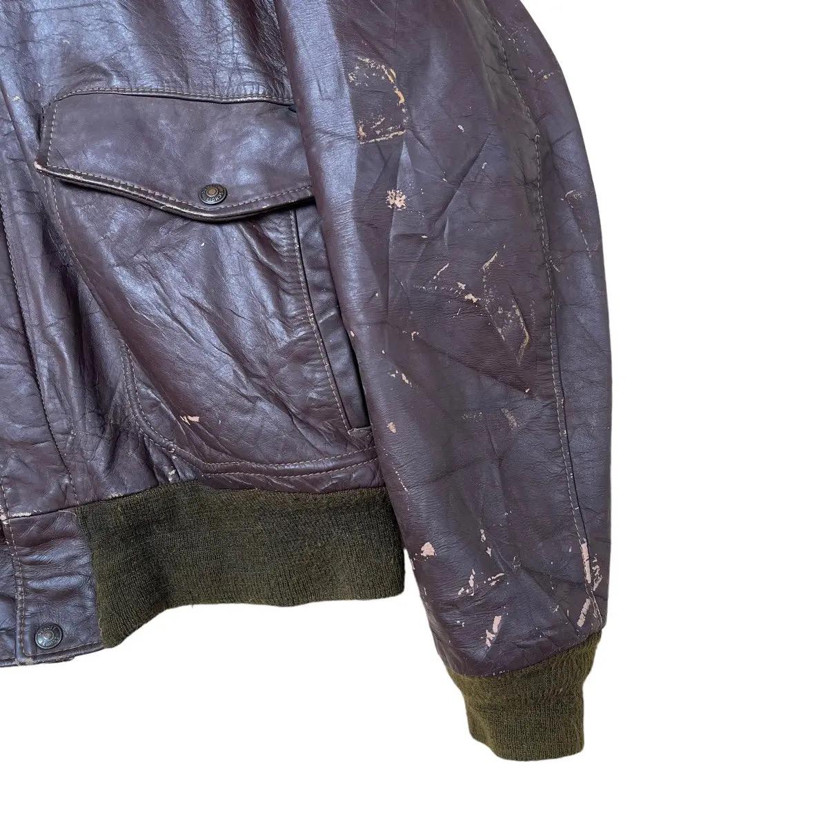 ジャケット・アウター 80s 90s Schott TYPE A-2 FLIGHT LEATHER J Schott VINTAGE A-2 Flight Jacket Leather Brown XL MADE IN USA