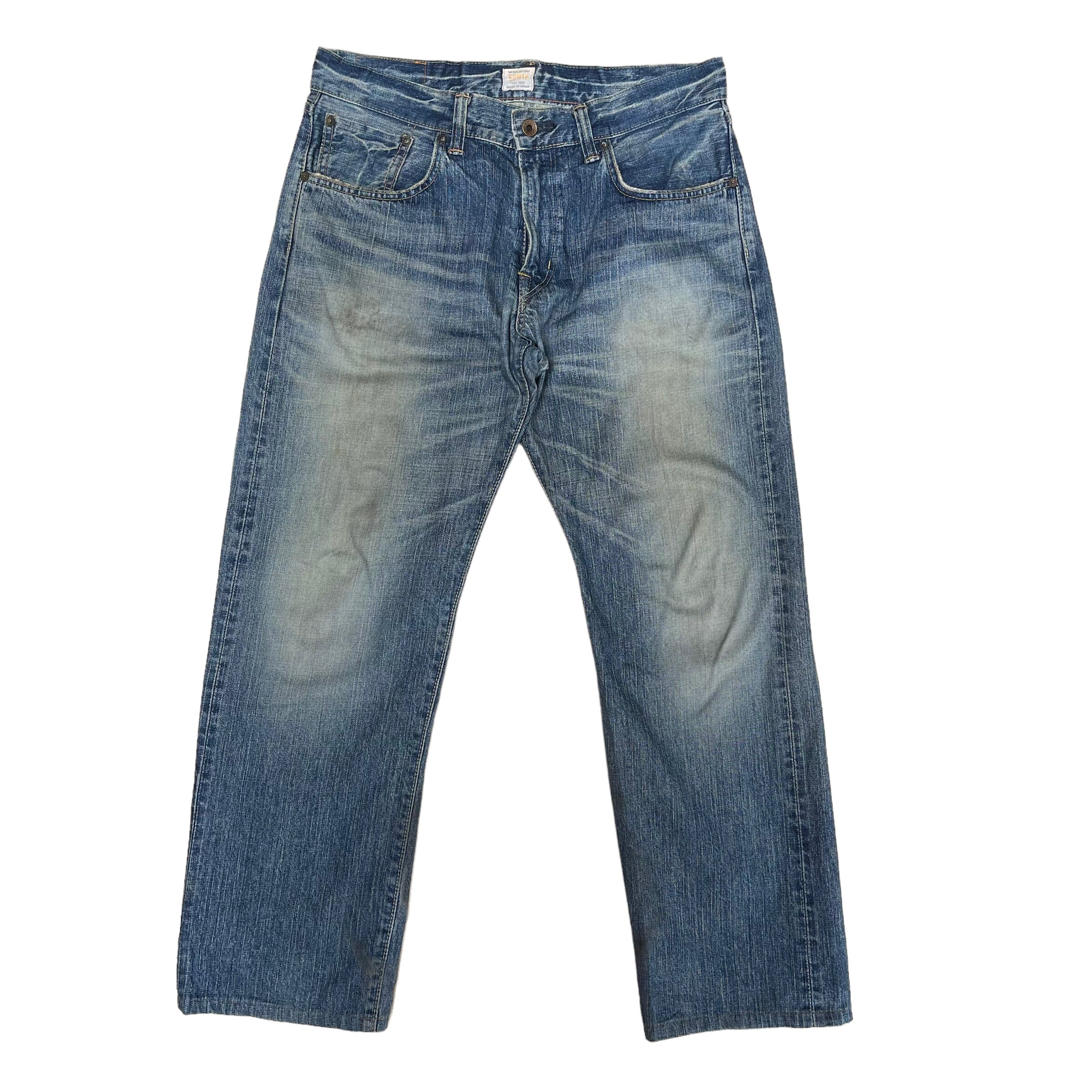【EEUN】Vintage Bruised Over Denim EEUN】Vintage Bruised Over Denim