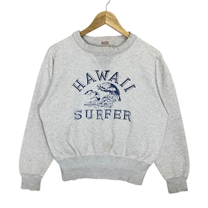 VÄLJ!! Vintage 80-tals Hawaii Surfer Crewneck-tröja Hawaii Surfer-tröja Hawaii Surfer Big Logo Crewneck-tröja Storlek S