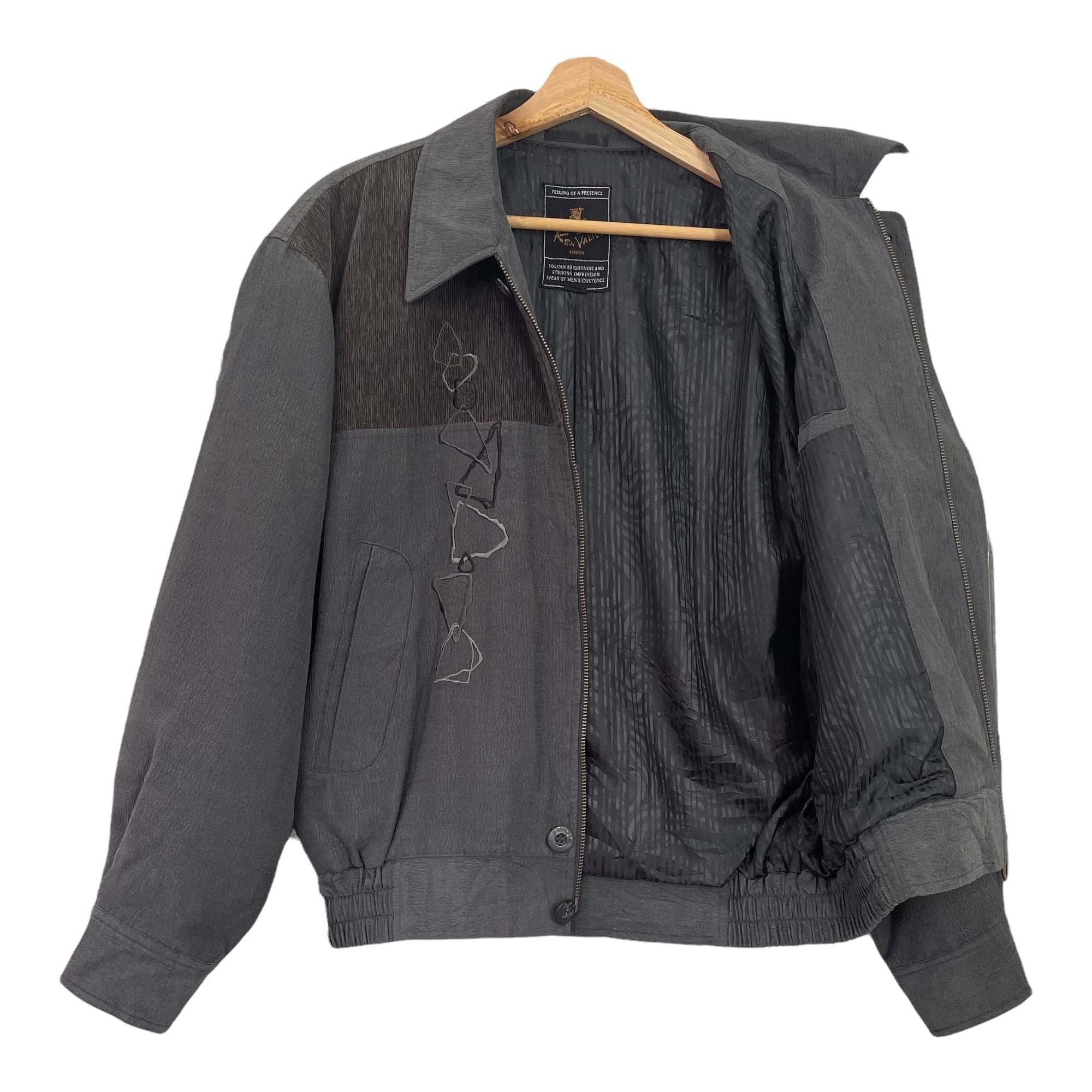 Pick!! Vintage Designer Ken Valido Zipper Jacket Ken Valido