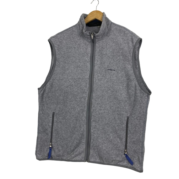 Vintage 90s Patagonia Small Logo Zipper Vest Fleece Patagonia Vest