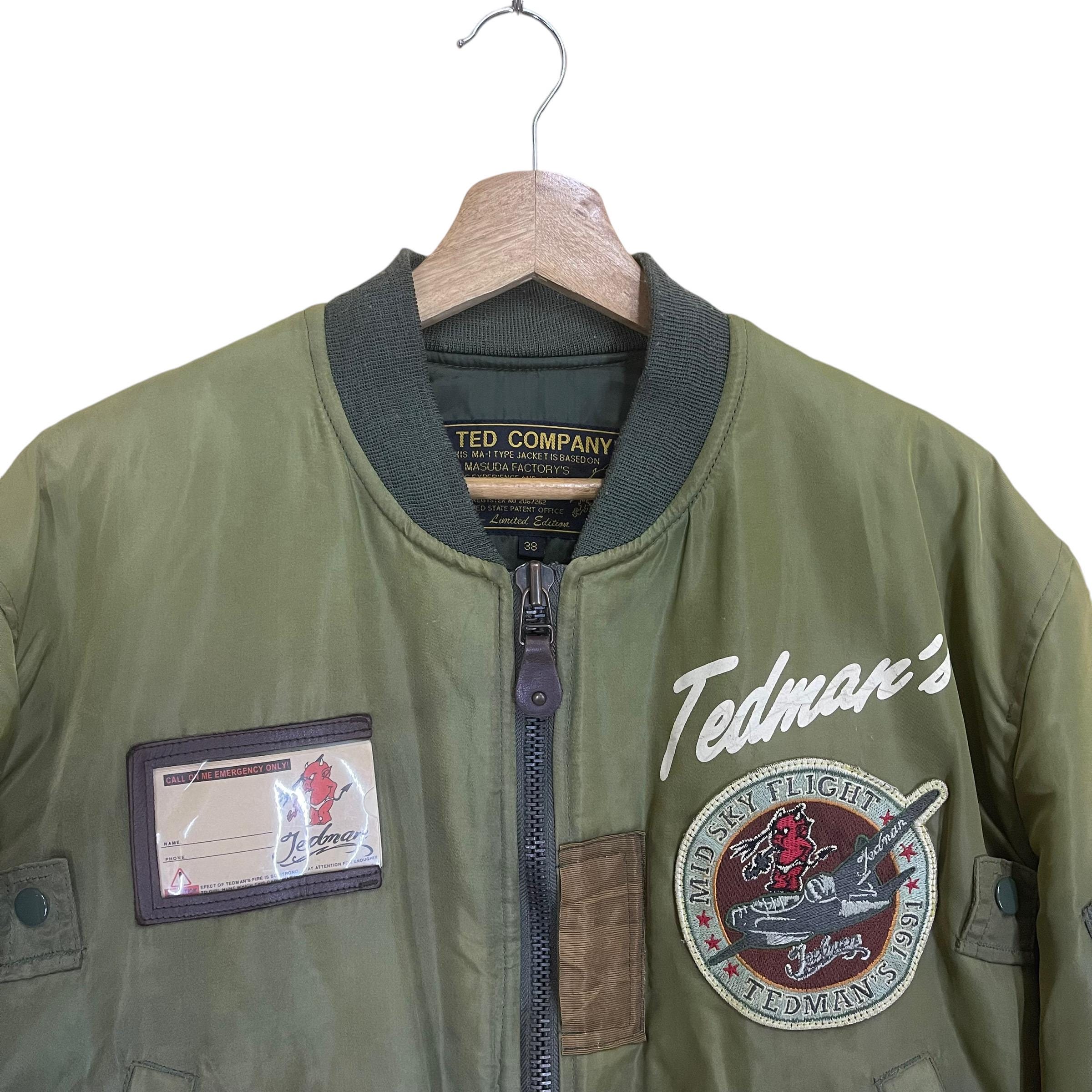 TED COMPANY Teddon MA-1ジャケット USED TED COMPANY Teddon MA-1ジャケット USED Vintage 90s Tedman Company