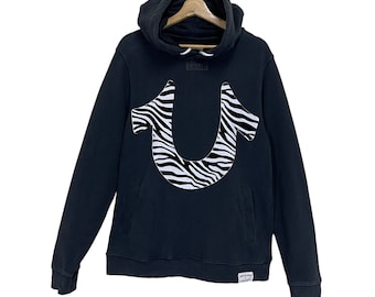 Pick!! True Religion Big Logo Pullover Hoodies True Religion Sweater True Religion Big Logo Embroidered Hoodies Size M