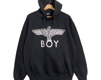 Pick!! Vintage Boy London Crewneck Hoodies Boy London Sweater Boy London Big Logo Crewneck Sweatshirt Size M