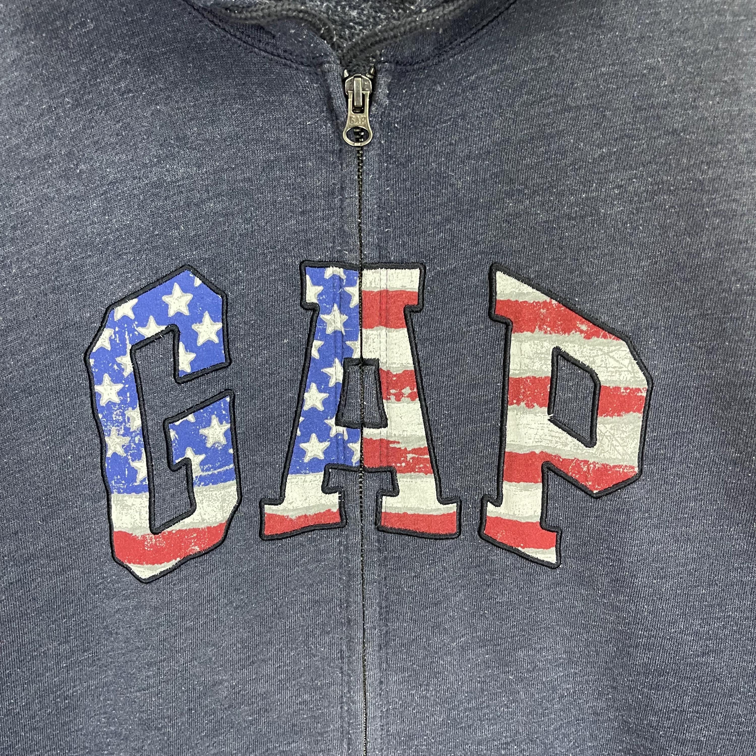 おすすめ!! GAP 刺繍 ジッパー パーカー Gap セーター Gap パーカー