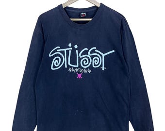 Faded!! Stussy 8ball Big Logo Hoodie Stussy Sweater Stussy 8ball