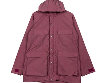 Vintage 90s LL Bean Baxter State Parka in Dusty Pink LL Bean Parka Hoodie Jacket Size M