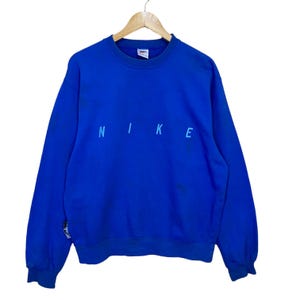 Pick!! Vintage 90s Nike Small Logo Embroidered Crewneck Sweatshirt Nike Sweater Nike Embroidery Pullover Crewneck Sweatshirt Size M