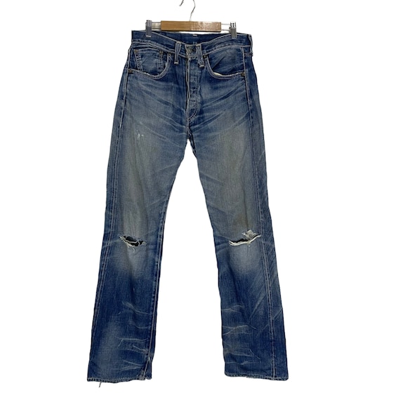 29x31 Vintage Levis 501 Big E Japan Selvedge Denim Faded