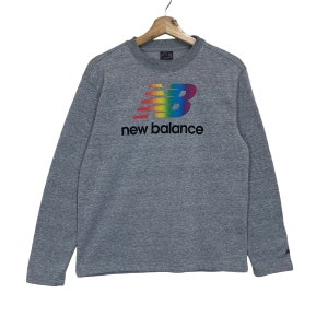 RARE Vintage New Balance Crewneck Sweatshirt New Balance Sweater New Balance Big Logo Printed Crewneck Sweatshirt Size M Etsy