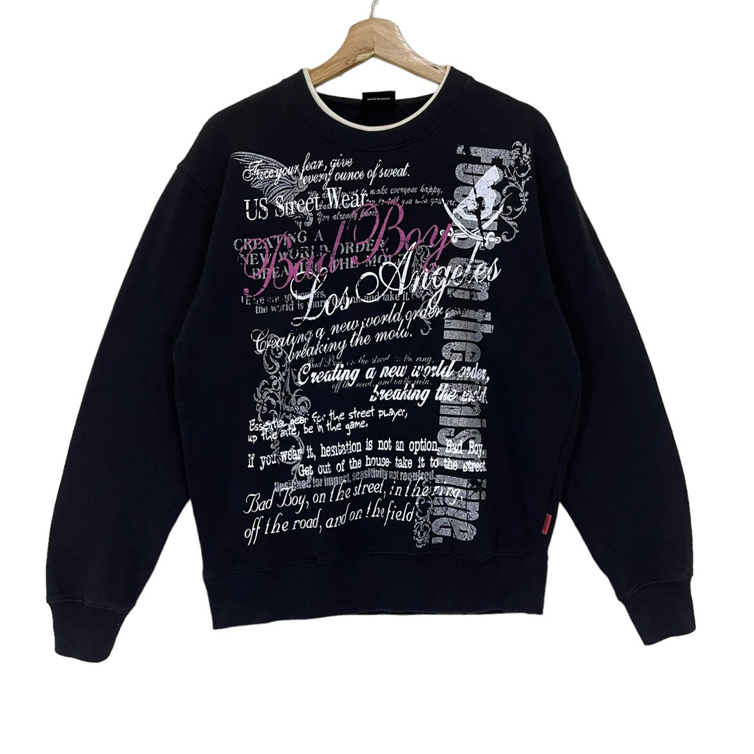 Pick Vintage 90s Bad Boy Crewneck Sweatshirt Bad Boy Sweater Etsy UK