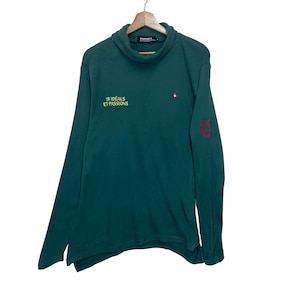 PICK!! Vintage Le Coq Sportif Golf Turtleneck Longsleeve Le Coq Sportif Sweater Le Coq Sportif Small Logo Turtleneck Longsleeve Tees Size S