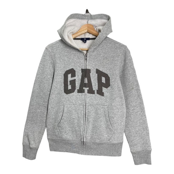 Pick Vintage GAP Embroidery Zipper Hoodie Gap Sweater Gap Zipper Hoodies Gap  Embroided Big Logo Fullzip Hoodie Size XS -  Canada