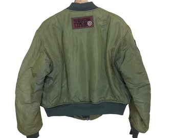 90年代USARMY 489ti combat enginner MA1jk古着 90年代USARMY 489ti