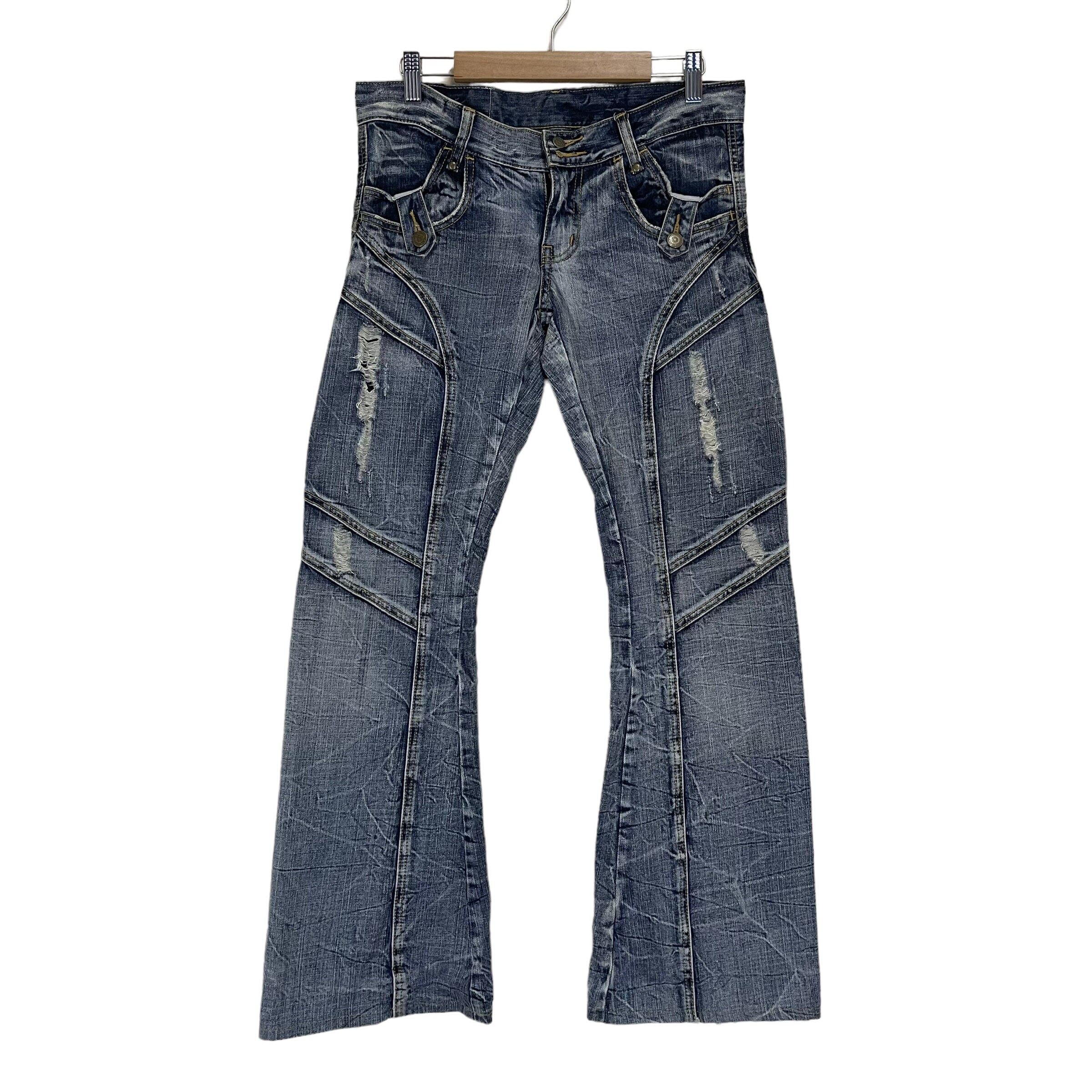 30x30 Tornado Mart Japan Flare Boot Cut Denim Jeans Tornado Mart 