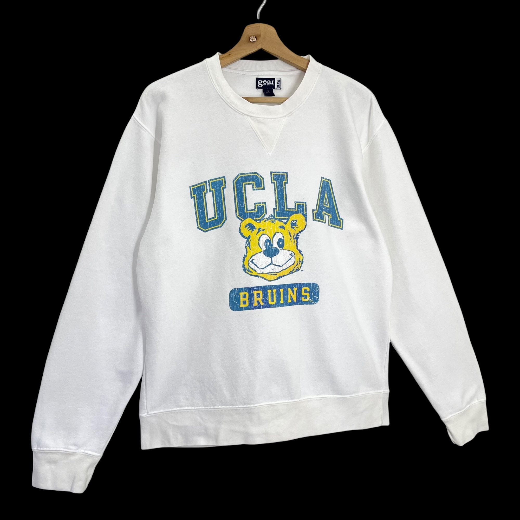 Retro Brand UCLA Bruins Retro Joe Bear Off White Tee
