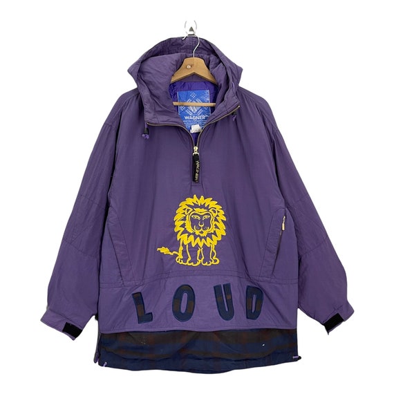 Pick!! Vintage 90s Wagner Loud Halfzip Hoodies Jacket Wagner Loud