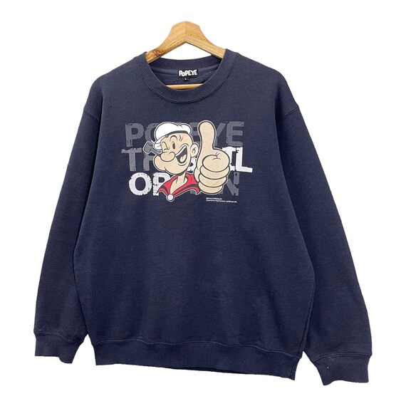 Pick!! Vintage 90s Popeye Crewneck Sweatshirt Popeye Sweater