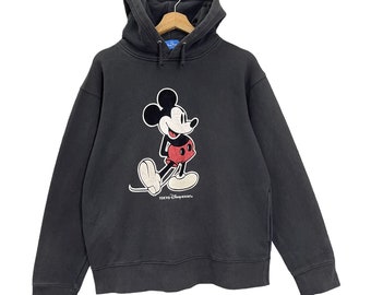 Pick!! Vintage 90s Mickey Mouse Crewneck Hoodies Mickey Mouse Sweater Mickey Mouse Big Logo Printed Pullover Hoodies Size M