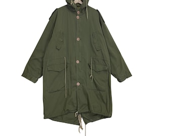 Vintage 80s US Army M-65 Extreme Cold Weather Fishtail Parka
