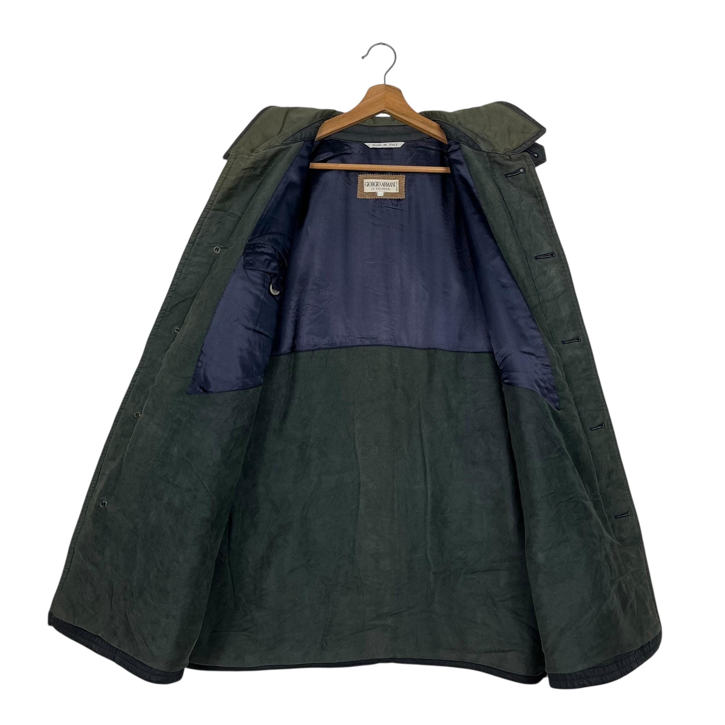 ジャケット・アウター 90s GIORGIO ARMANI Le Collezioni Coat Vintage 90s GIORGIO ARMANI Le Collezioni Overcoat Giorgio Armani