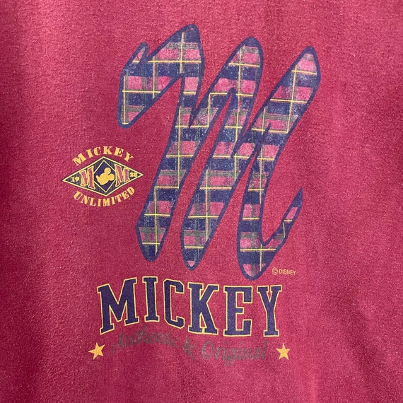 Pick!! Vintage 90s Mickey Mouse Crewneck Sweatshi… - image 5