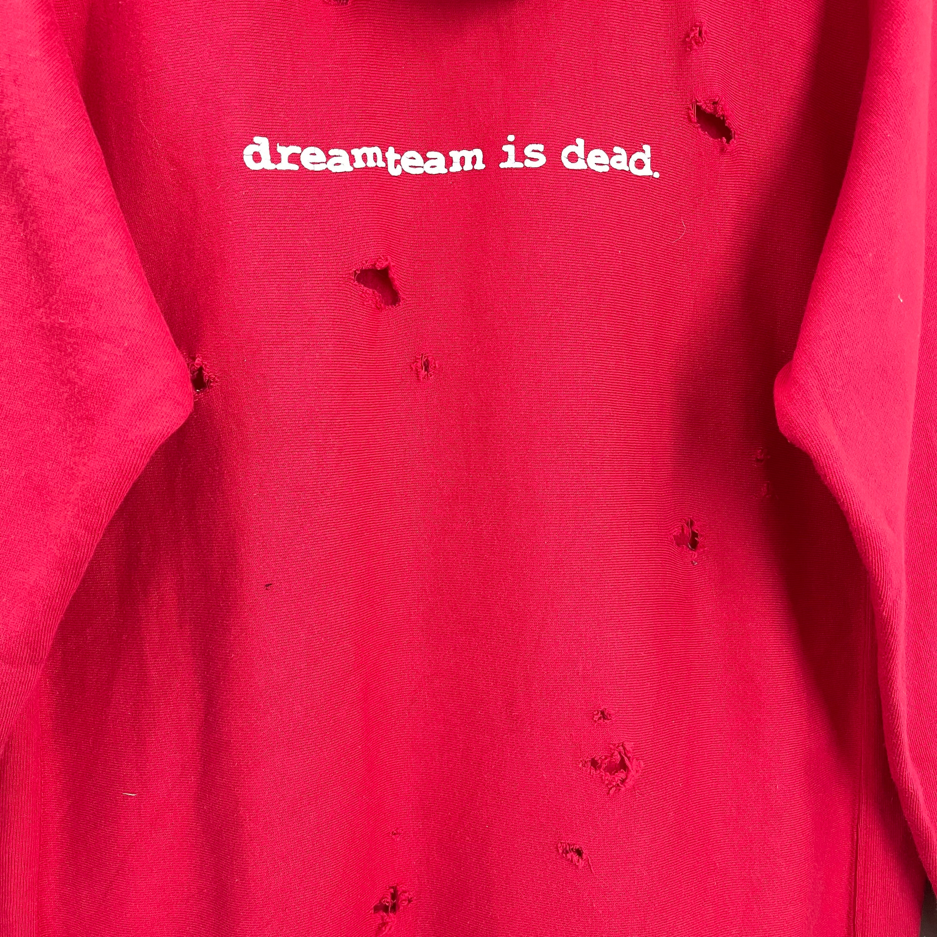 Vintage Distressed 'grunge is Dead' Hoodie, Size M - Etsy