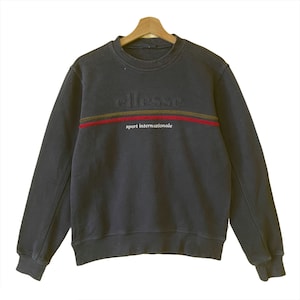 Pick!! Vintage 90’s Ellesse Big Logo Spellout Embroided Crewneck Sweatshirt Ellesse Sweater Ellesse Pullover Sweatshirt Size S
