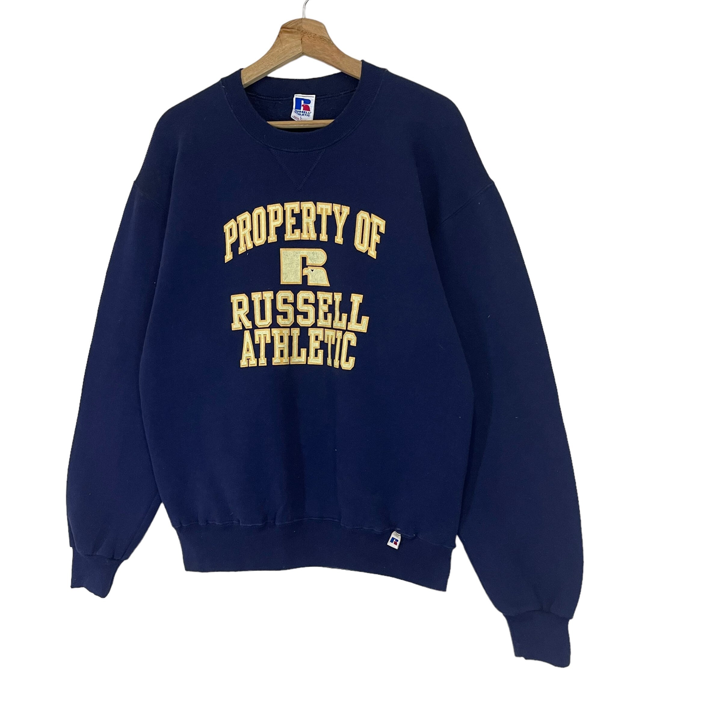 Pick!! Vintage 90's Property of Russell Athletic Big Logo