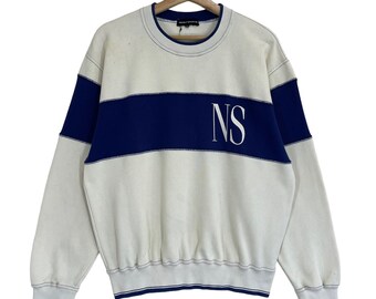 Pick!! Vintage Nicole Sports Crewneck Sweatshirt Nicole Sports Sweater Nicole Sports Paris Big Logo Pullover Sweatshirt Sz M