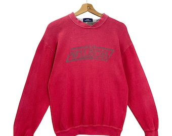 Vintage Bob Wilson Sweatshirt Half Zipper Small Logo Embroidery Spellout Pullover Jumper Rare!!