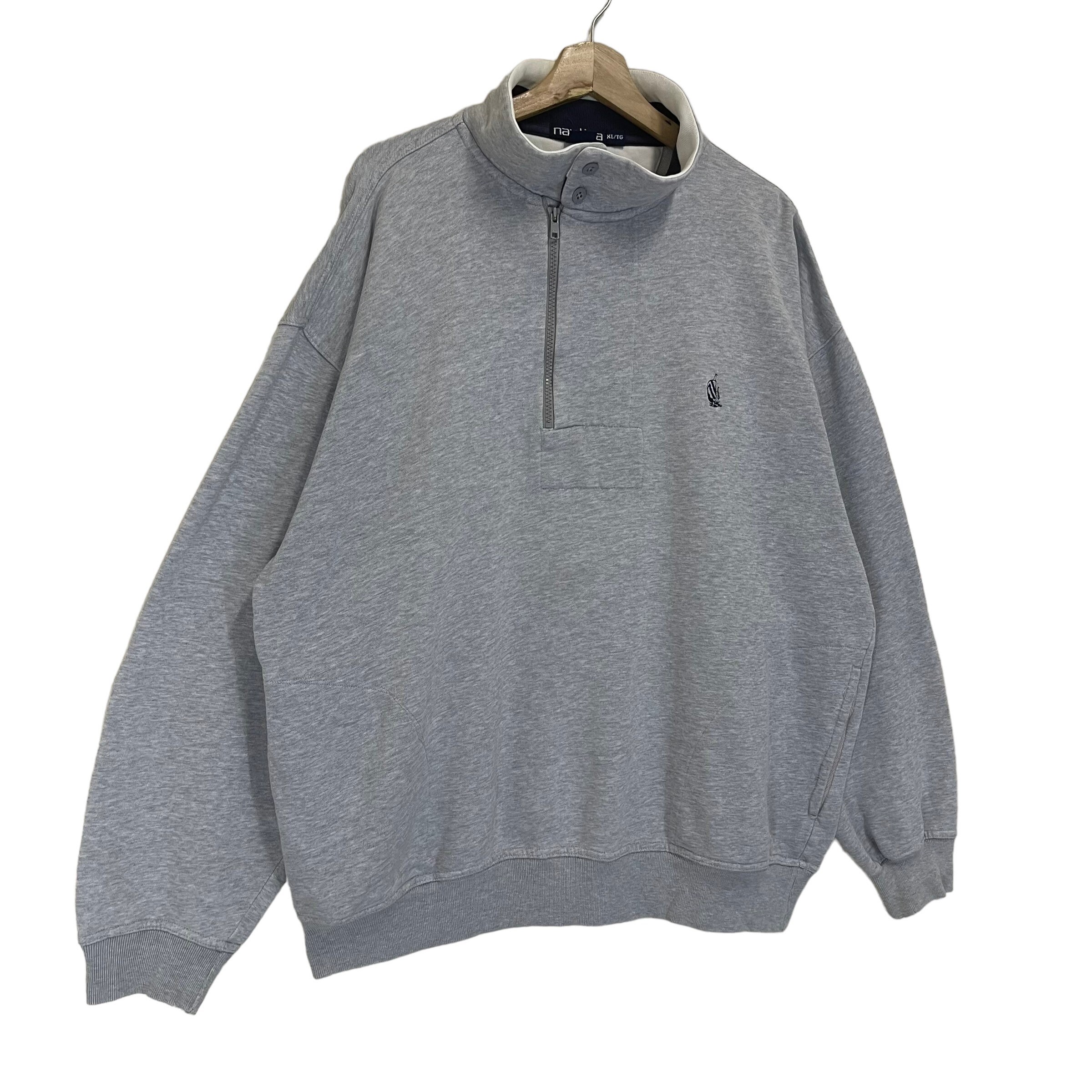 Pick!! Vintage 90s Nautica Halfzip Sweatshirt Nautica