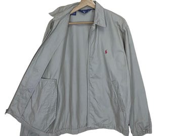 90s POLO RALPH LAUREN リトルポニー ハリントンジャケット PICK!! Vintage 90s Polo Ralph Lauren Harrington Small Pony Zipper