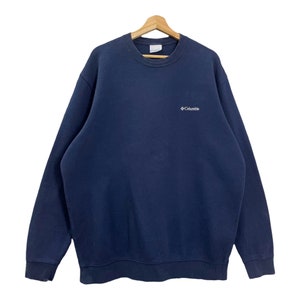 Pick!! Vintage Columbia Crewneck Sweatshirt Columbia Sweater Columbia Outdoor Small Logo Crewneck Sweatshirt Size XL